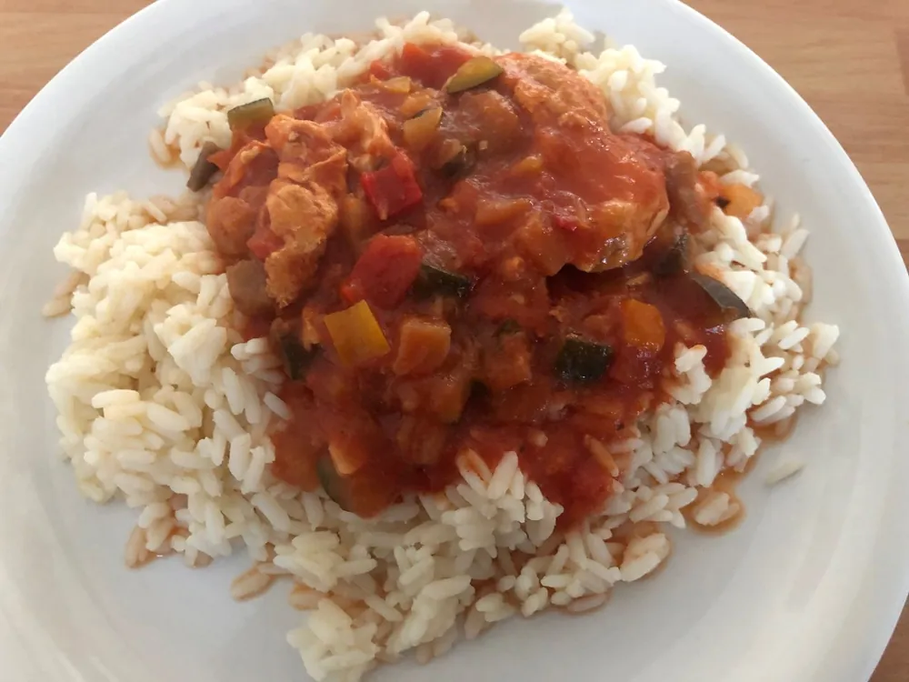 Poulet basquaise